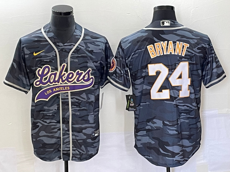 Men Los Angeles Lakers #24 Bryant camo 2023 NBA Jersey->los angeles lakers->NBA Jersey